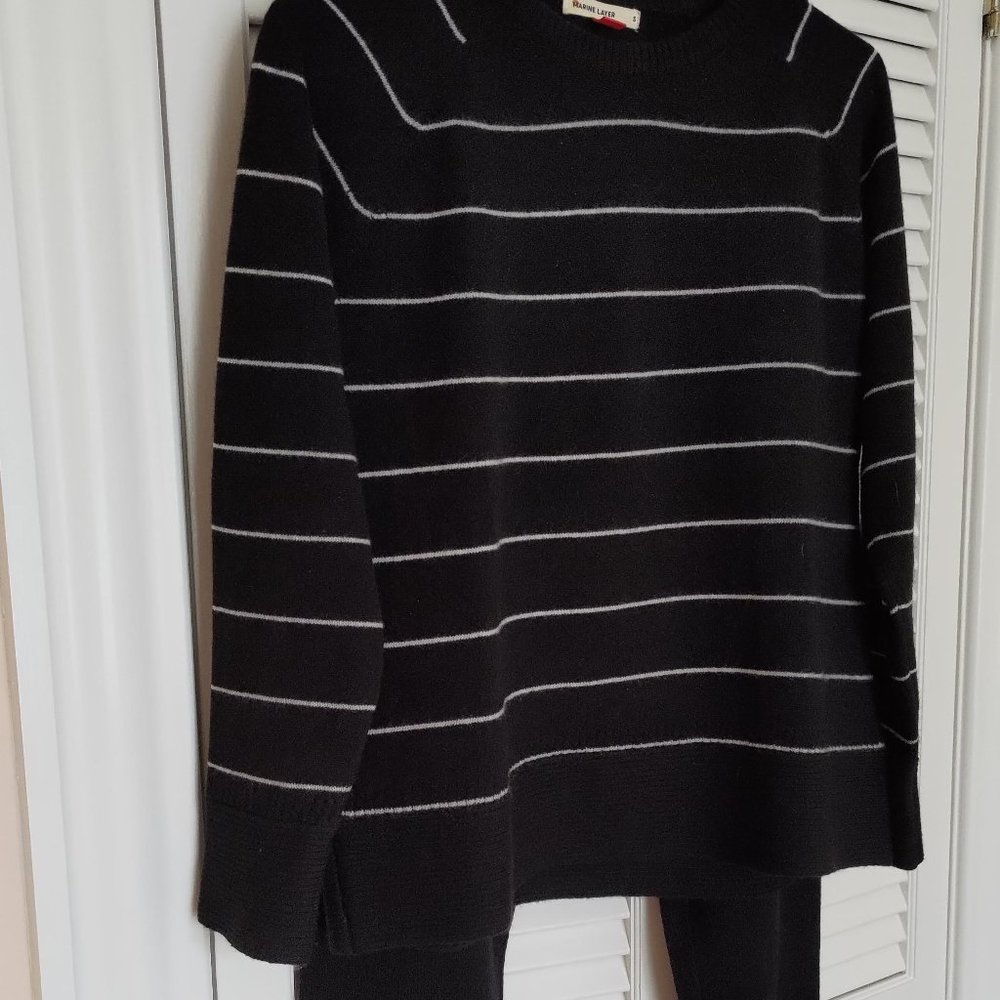 Marine Layer Cashmere Sweater and Jogger Set - Size S